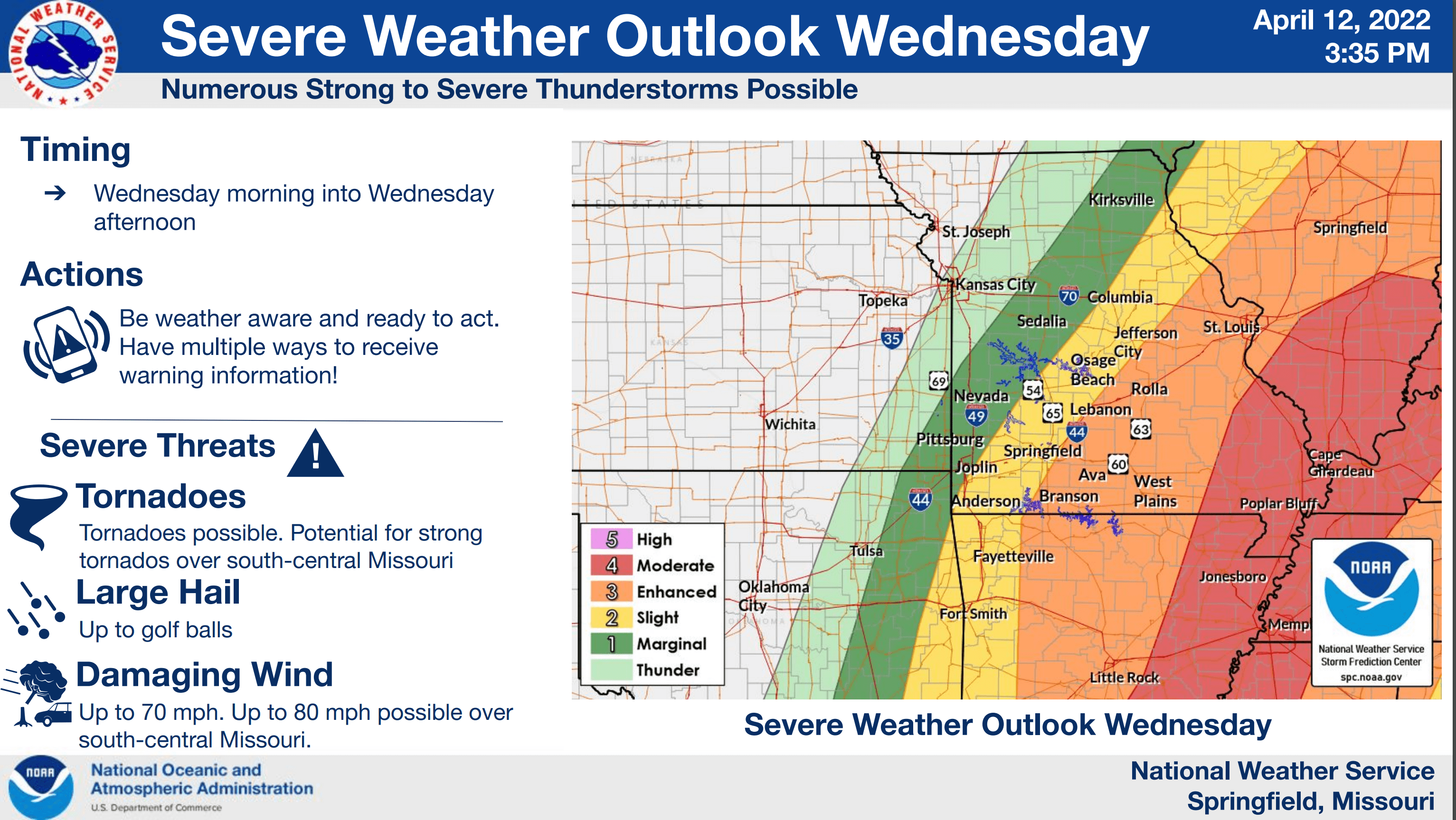 Weather Service Chance Of Severe Weather In The Ozarks Houston Herald
