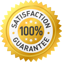100% satisfaction guaratee