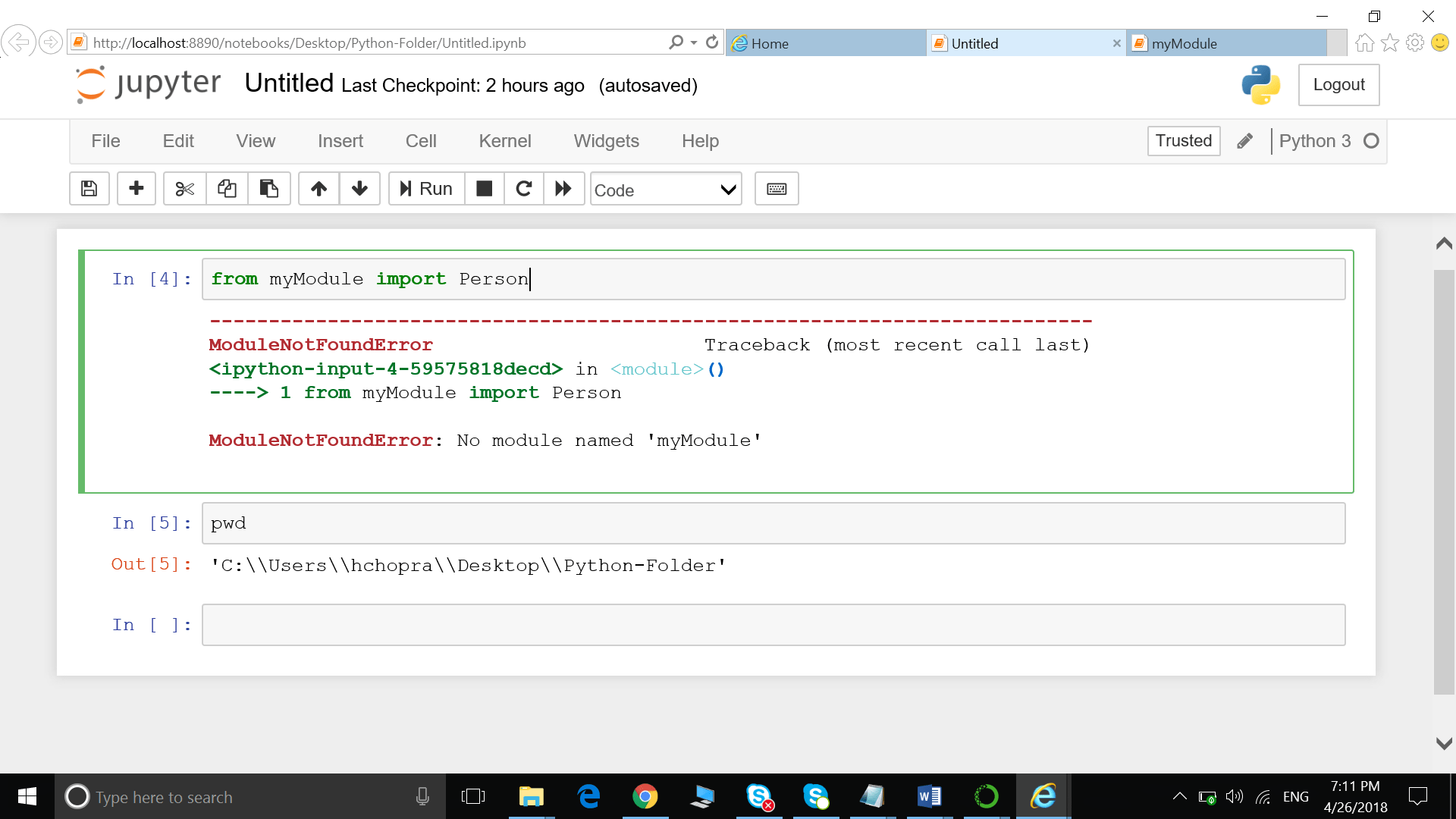 Python 3 X Import Local Module In Jupyter Notebook Stack Overflow