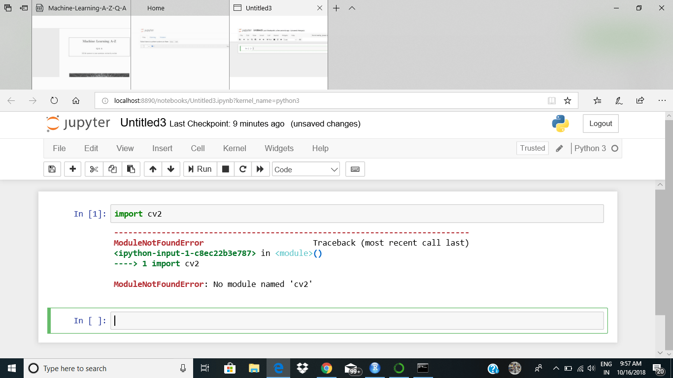 Python Import Opencv On Jupyter Notebook Itecnote