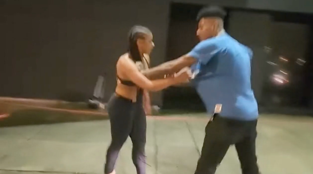 Blueface Chrisean Rock Caught On Video Fighting In Hollywood