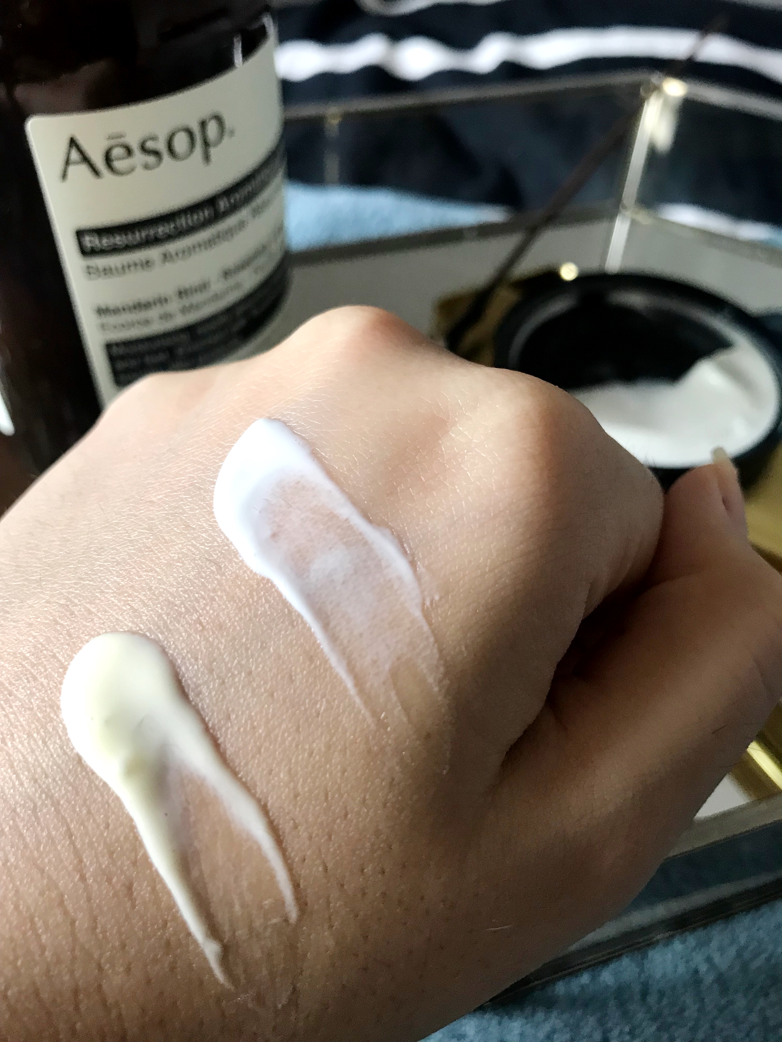 Aesop Resurrection Aromatique Hand Balm And Lush Dream Cream