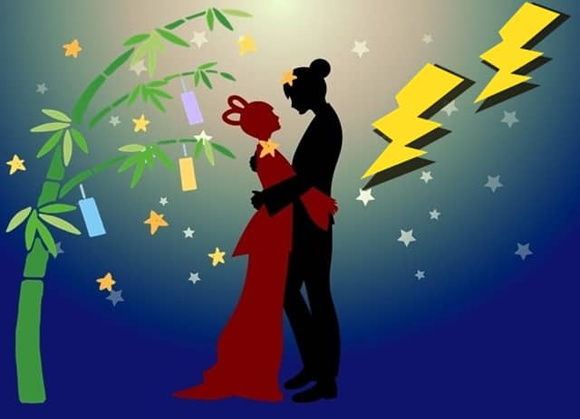 7月7日の夜だけ会う織姫と彦星