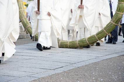 播磨国総社の輪抜け祭