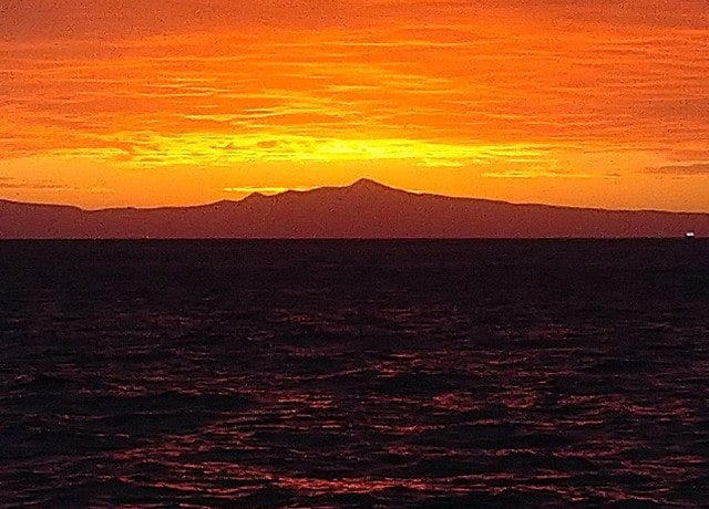 朝焼けの写真