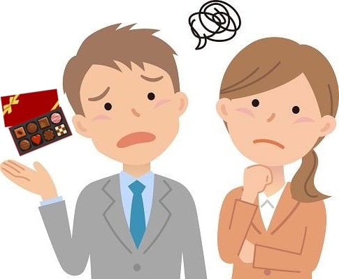 バレンタインデーのメッセージを職場の後輩に贈るときの例文