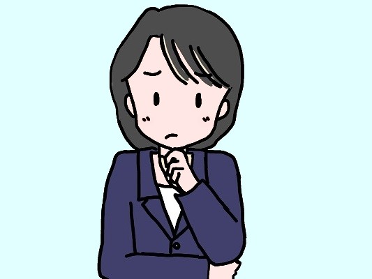 卒業式のスーツを教員が女性の場合のデザインの画像