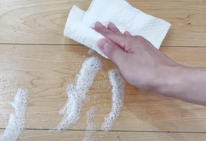 ウタマロクリーナーの床拭き