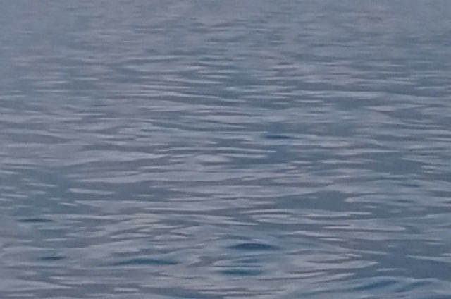 風速が2mの強さの海上