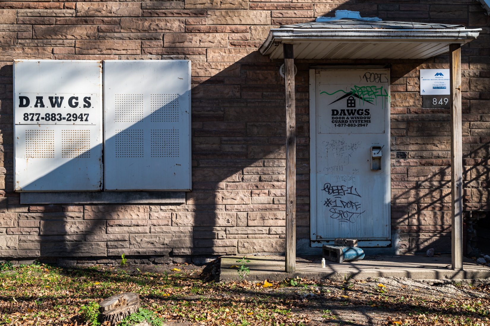 Neighbors have called 911 dozens of times to report drug sales and other criminal activity at this West Humboldt Park home owned by the Chicago Housing Authority. Credit: Colin Boyle/Block Club Chicago