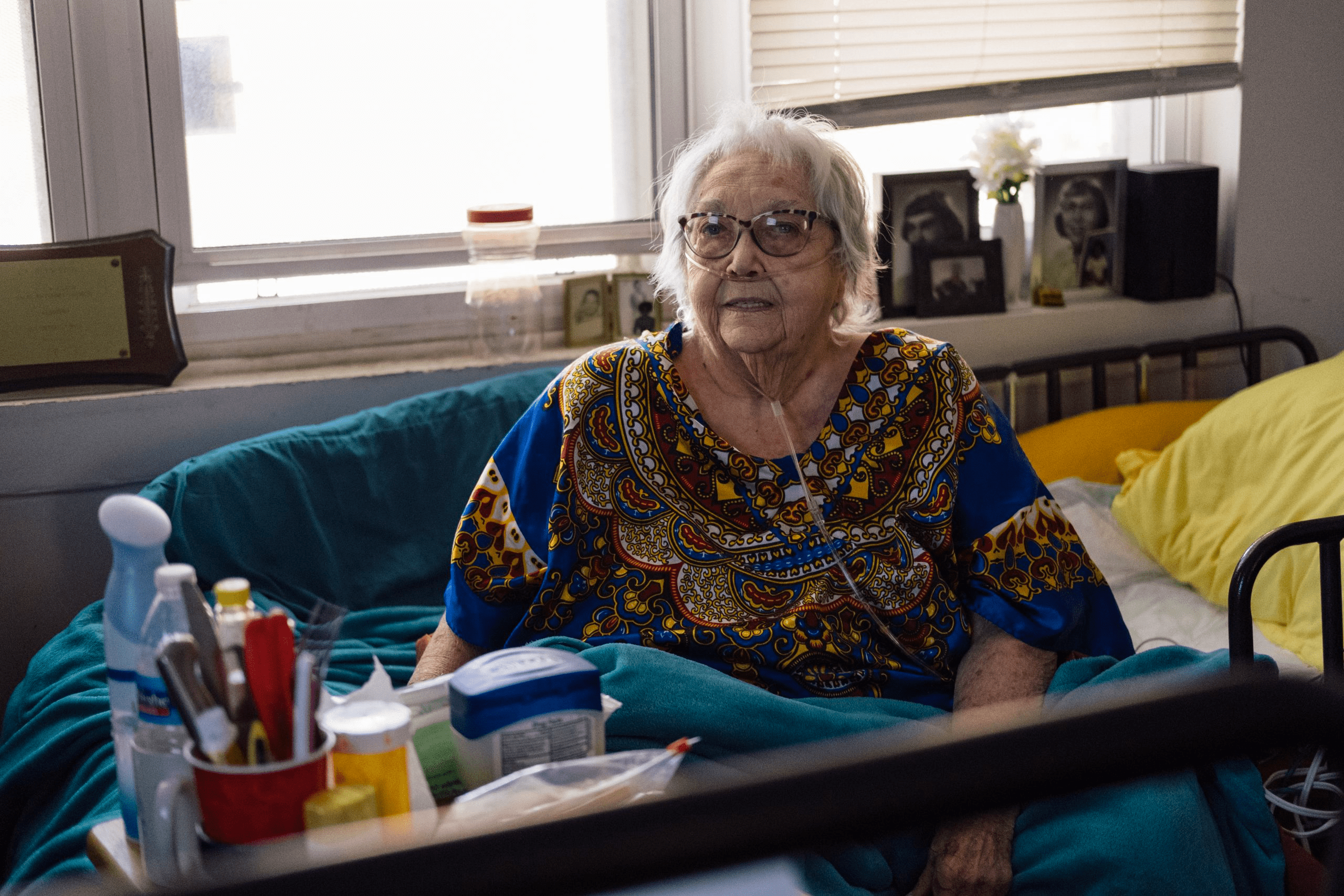 Caroline Dodge lleva 40 años viviendo en viviendas dispersas de la CHA en Old Town y Lincoln Park. (Crédito: Jim Vondruska/Block Club Chicago)