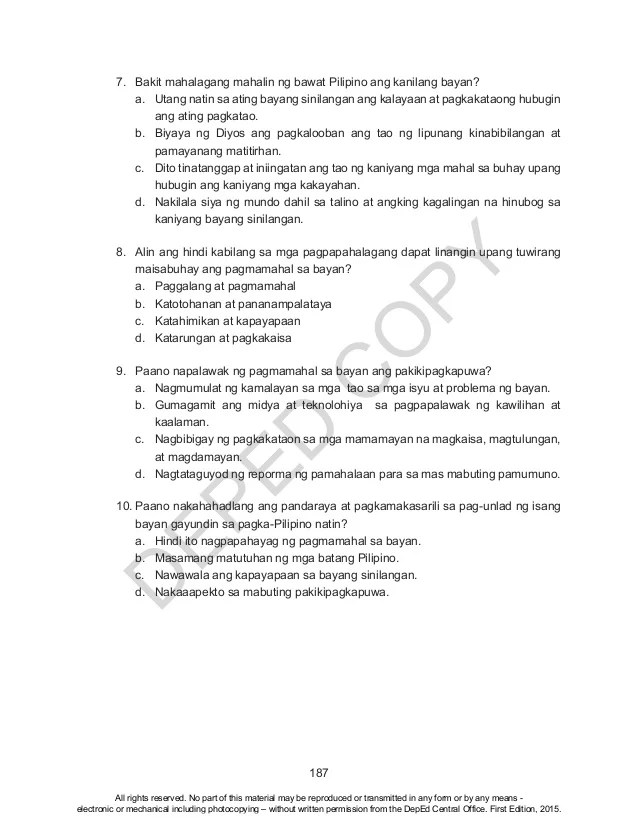 Esp 10 Quarter 3 Module 1 Ang Pagmamahal Sa Diyos – Otosection