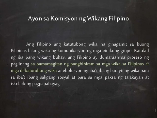 Ito Ang Katutubong Wika Na Ginagamit Ng Buong Bansang Pilipinas Lahat