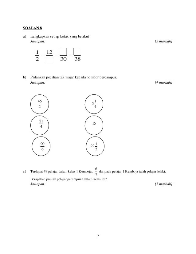 Matematik Tingkatan 1 Bab 2 Faktor Dan Gandaan Latih Diri 2 1b Faktor