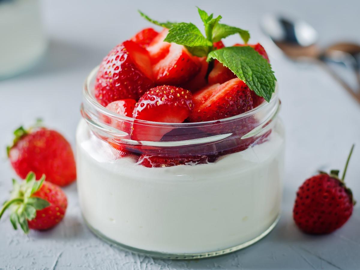 What strawberry yogurt doesn't have fruit chunks?
