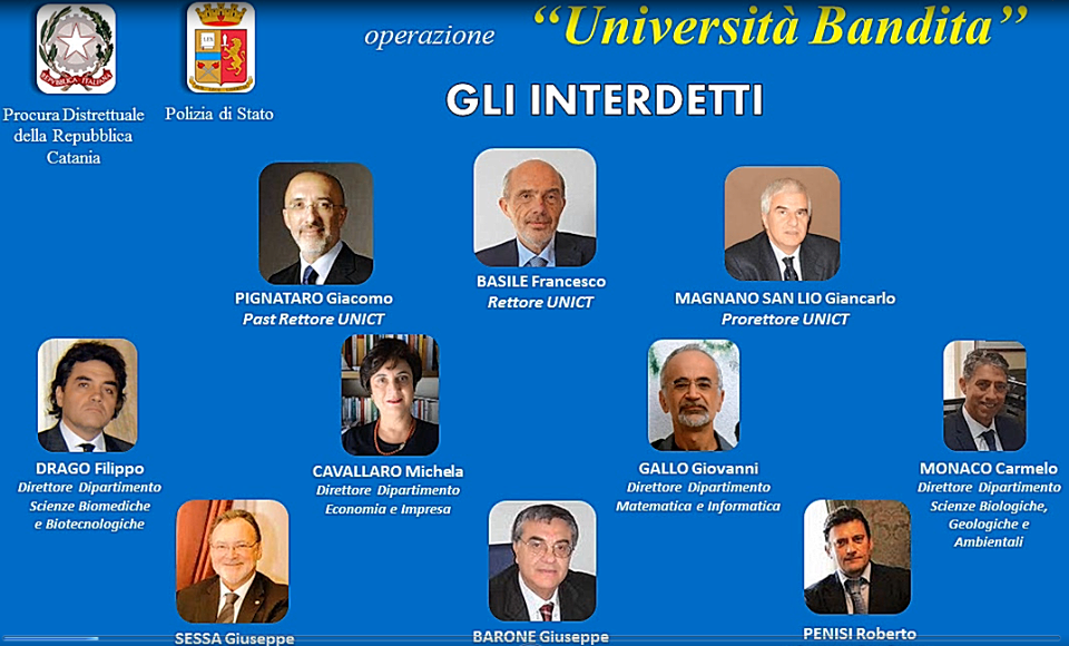 Concorsi Truccati Non Solo Catania I Nomi Di Tutti I Docenti Indagati Liveunict