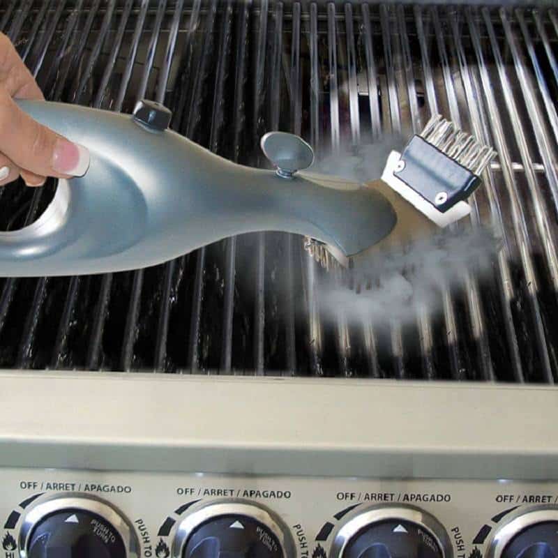 http://ineedaclean.com Steam Powered Cleaning Brush for Grills New Arrivals Outdoors Type: Tools I Need A Clean http://ineedaclean.com/the-clean-store/steam-powered-cleaning-brush-for-grills/