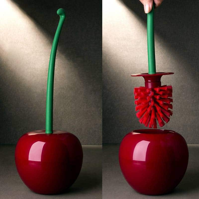 http://ineedaclean.com Cherry Shaped Toilet Brush Holder Bathroom Shop New Arrivals Style: Hand I Need A Clean http://ineedaclean.com/the-clean-store/cherry-shaped-toilet-brush-holder/