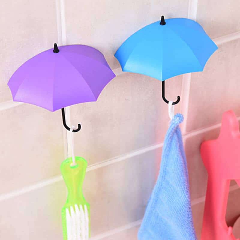 http://ineedaclean.com Creative Colorful Umbrella Shaped Hooks For Bathroom Accessories New Arrivals Bathroom Shop cb5feb1b7314637725a2e7: Green, Blue, Purple|Red, Yellow, Orange|Red, Yellow, Pink I Need A Clean http://ineedaclean.com/the-clean-store/creative-colorful-umbrella-shaped-hooks-for-bathroom-accessories/