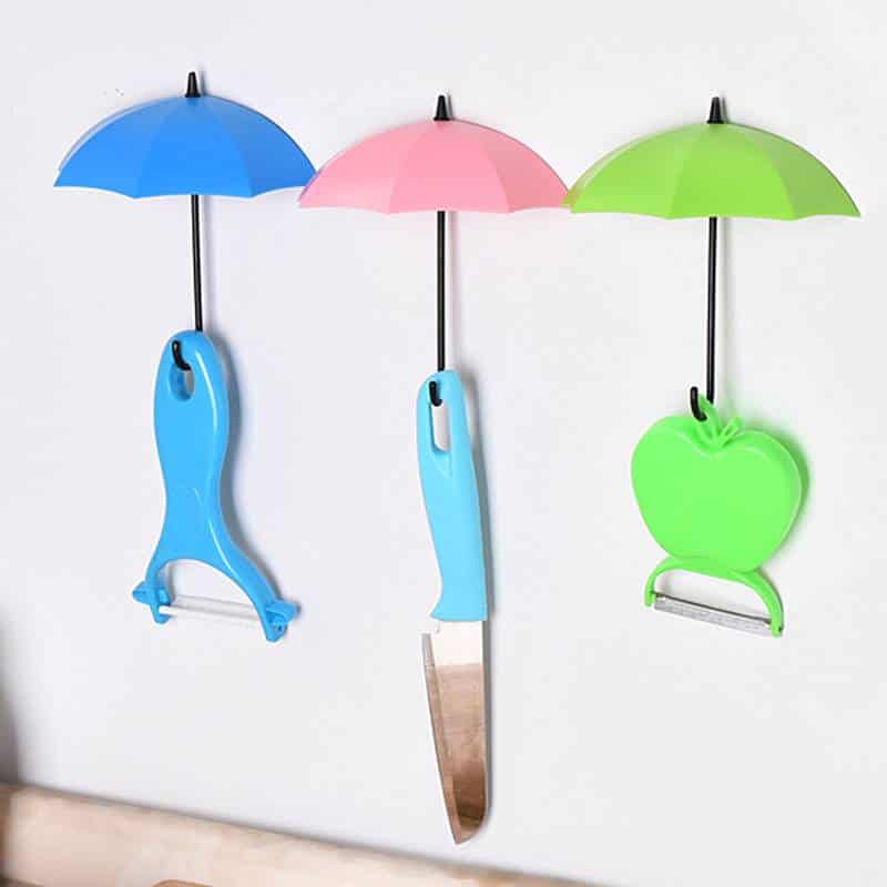 http://ineedaclean.com Creative Colorful Umbrella Shaped Hooks For Bathroom Accessories New Arrivals Bathroom Shop cb5feb1b7314637725a2e7: Green, Blue, Purple|Red, Yellow, Orange|Red, Yellow, Pink I Need A Clean http://ineedaclean.com/the-clean-store/creative-colorful-umbrella-shaped-hooks-for-bathroom-accessories/