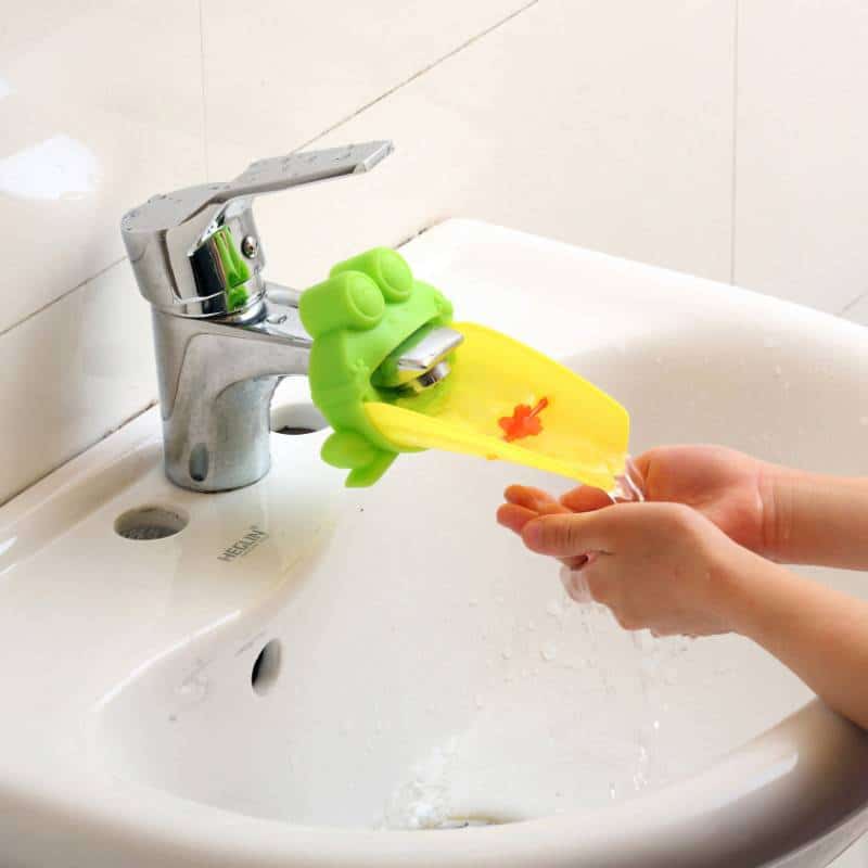 http://ineedaclean.com Frog Shaped Bathroom Faucet Extenders For Children New Arrivals Bathroom Shop cb5feb1b7314637725a2e7: green|Rose Red I Need A Clean http://ineedaclean.com/the-clean-store/frog-shaped-bathroom-faucet-extenders-for-children/