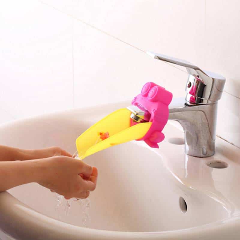 http://ineedaclean.com Frog Shaped Bathroom Faucet Extenders For Children New Arrivals Bathroom Shop cb5feb1b7314637725a2e7: green|Rose Red I Need A Clean http://ineedaclean.com/the-clean-store/frog-shaped-bathroom-faucet-extenders-for-children/