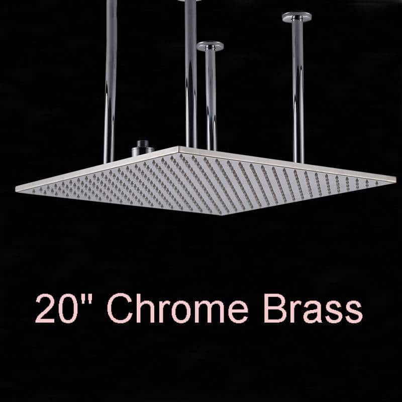 http://ineedaclean.com Chrome LED 20 inch Bathroom Faucets Head Shower Bathroom Shop Bathroom Faucets I Need A Clean http://ineedaclean.com/the-clean-store/chrome-led-20-inch-bathroom-faucets-head-shower/