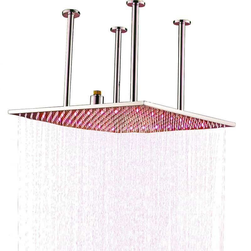 http://ineedaclean.com Chrome LED 20 inch Bathroom Faucets Head Shower Bathroom Shop Bathroom Faucets I Need A Clean http://ineedaclean.com/the-clean-store/chrome-led-20-inch-bathroom-faucets-head-shower/