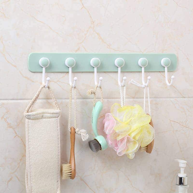 http://ineedaclean.com Multifunction Kitchen Storage Hook Holder 6 Hooks Wall Door Holder Hanger Rack For Spoon Scoop Bathroom Kitchen Organizer Kitchen Accessories New Arrivals cb5feb1b7314637725a2e7: Blue|Gray|green|Pink I Need A Clean http://ineedaclean.com/the-clean-store/multifunction-kitchen-storage-hook-holder-6-hooks-wall-door-holder-hanger-rack-for-spoon-scoop-bathroom-kitchen-organizer/