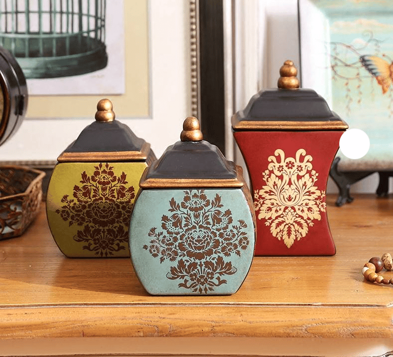http://ineedaclean.com Boho Style Ceramic Jars New Arrivals Kitchen Tools cb5feb1b7314637725a2e7: Blue|Red|Yellow I Need A Clean http://ineedaclean.com/the-clean-store/boho-style-ceramic-jars/