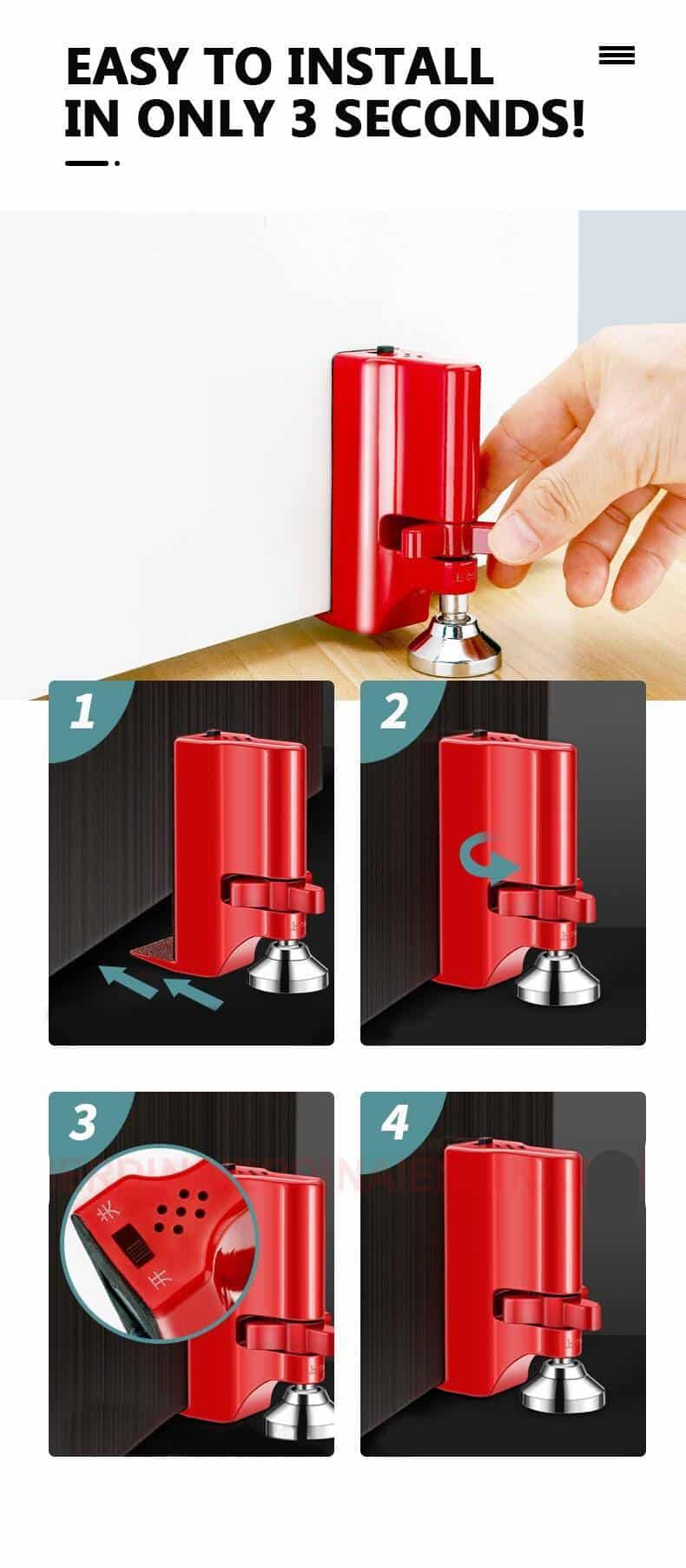 Door Stopper with Alarm