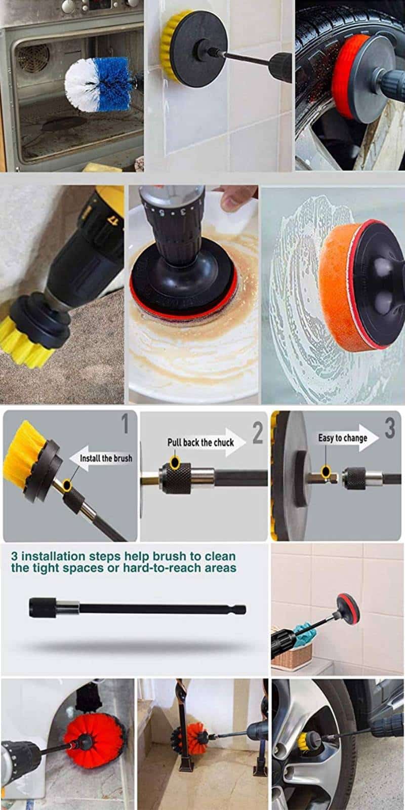 http://ineedaclean.com Attachable Brushes For Electric Drills New Arrivals Cleaning Supplies Uncategorized cb5feb1b7314637725a2e7: 12pcs|13pcs|14pcs|15pcs|17pcs|18pcs|19pcs|20pcs|21pcs|22pcs|23pcs|28pcs|31pcs|37pcs|3pcs-R|3pcs-W|3pcs-Y|4pc-15cm|4pcs-1|5pcs-R|5pcs-Y|6pcs|8pcs|9pcs I Need A Clean http://ineedaclean.com/the-clean-store/attachable-brushes-for-electric-drills/