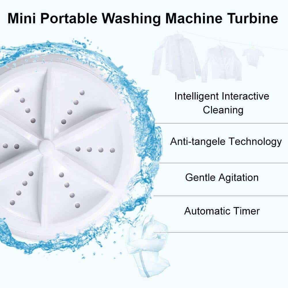 http://ineedaclean.com Mini Portable Washing Machine Turbine New Arrivals Cleaning Supplies Home Appliances Automatic Type: Semi-automatic I Need A Clean http://ineedaclean.com/the-clean-store/mini-portable-washing-machine-turbine/