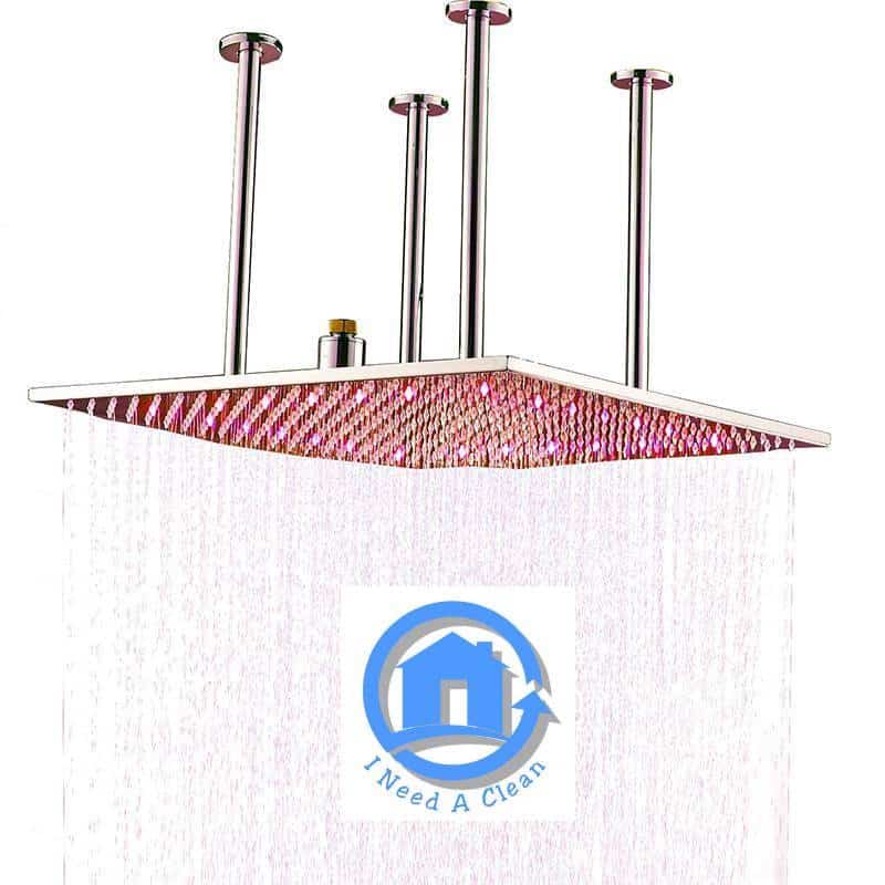http://ineedaclean.com Chrome 20-Inch LED Shower Head Bathroom Shop Bathroom Faucets Top Rated Faucets I Need A Clean http://ineedaclean.com/the-clean-store/chrome-20-inch-led-shower-head/