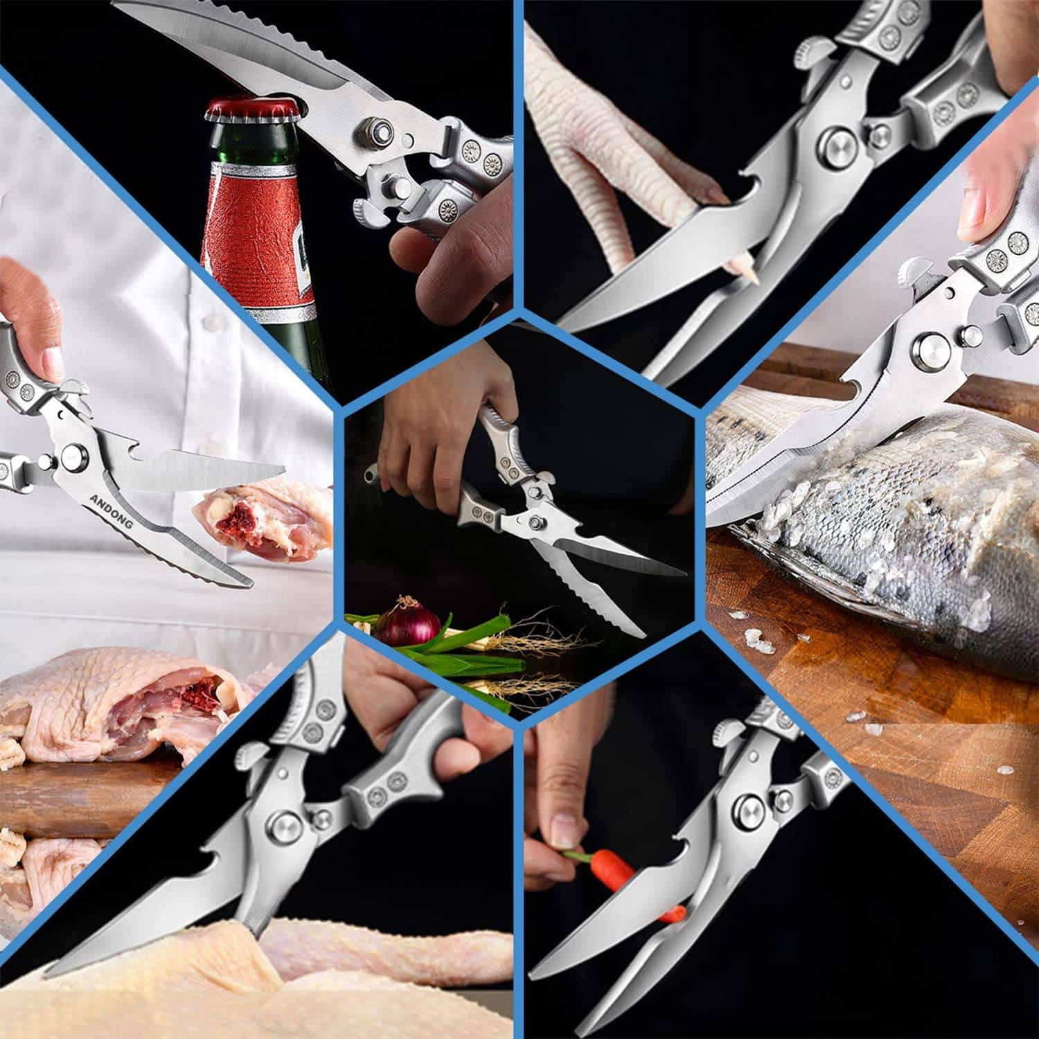 http://ineedaclean.com Updated Chicken Bone Kitchen Shears,Stainless Steel Kitchen Scissors Fish Cutter Fish Scissors Scale Clean Cook Scissors Knife New Arrivals Kitchen Shop cb5feb1b7314637725a2e7: A D E|A E|A F|Type A|Type B|Type C|Type D|Type E|Type F|Type G|Type H|TYPE I|TYPE J|TYPE K|TYPE L I Need A Clean http://ineedaclean.com/the-clean-store/updated-chicken-bone-kitchen-shearsstainless-steel-kitchen-scissors-fish-cutter-fish-scissors-scale-clean-cook-scissors-knife/