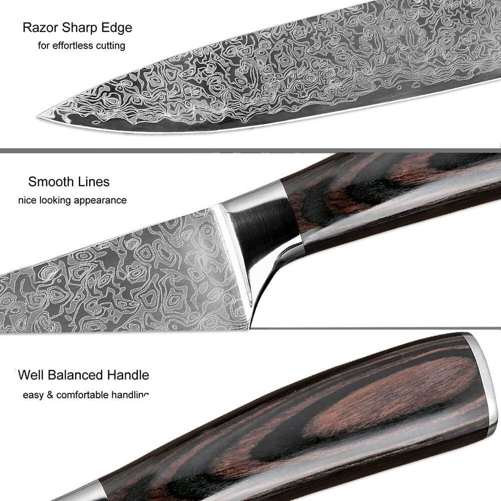 XITUO Japanese Kitchen Knives Damascus Steel Pattern Professional Chef Knife Santoku Cleaver Filleting Vegetable Cultery 2 Style XITUO Japanese Kitchen Knives Damascus Steel Pattern Professional Chef Knife Santoku Cleaver Filleting Vegetable Cultery 2 Style
