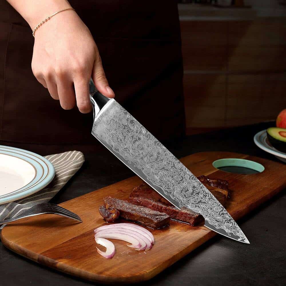 XITUO Japanese Kitchen Knives Damascus Steel Pattern Professional Chef Knife Santoku Cleaver Filleting Vegetable Cultery 2 Style XITUO Japanese Kitchen Knives Damascus Steel Pattern Professional Chef Knife Santoku Cleaver Filleting Vegetable Cultery 2 Style
