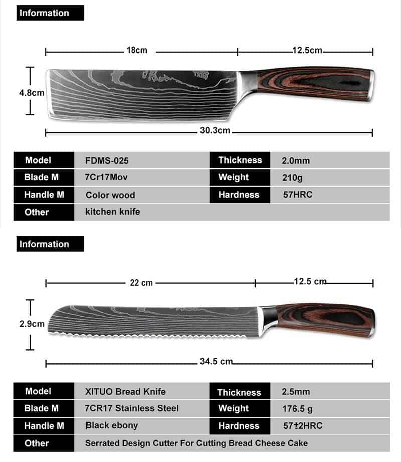 XITUO Japanese Kitchen Knives Damascus Steel Pattern Professional Chef Knife Santoku Cleaver Filleting Vegetable Cultery 2 Style XITUO Japanese Kitchen Knives Damascus Steel Pattern Professional Chef Knife Santoku Cleaver Filleting Vegetable Cultery 2 Style