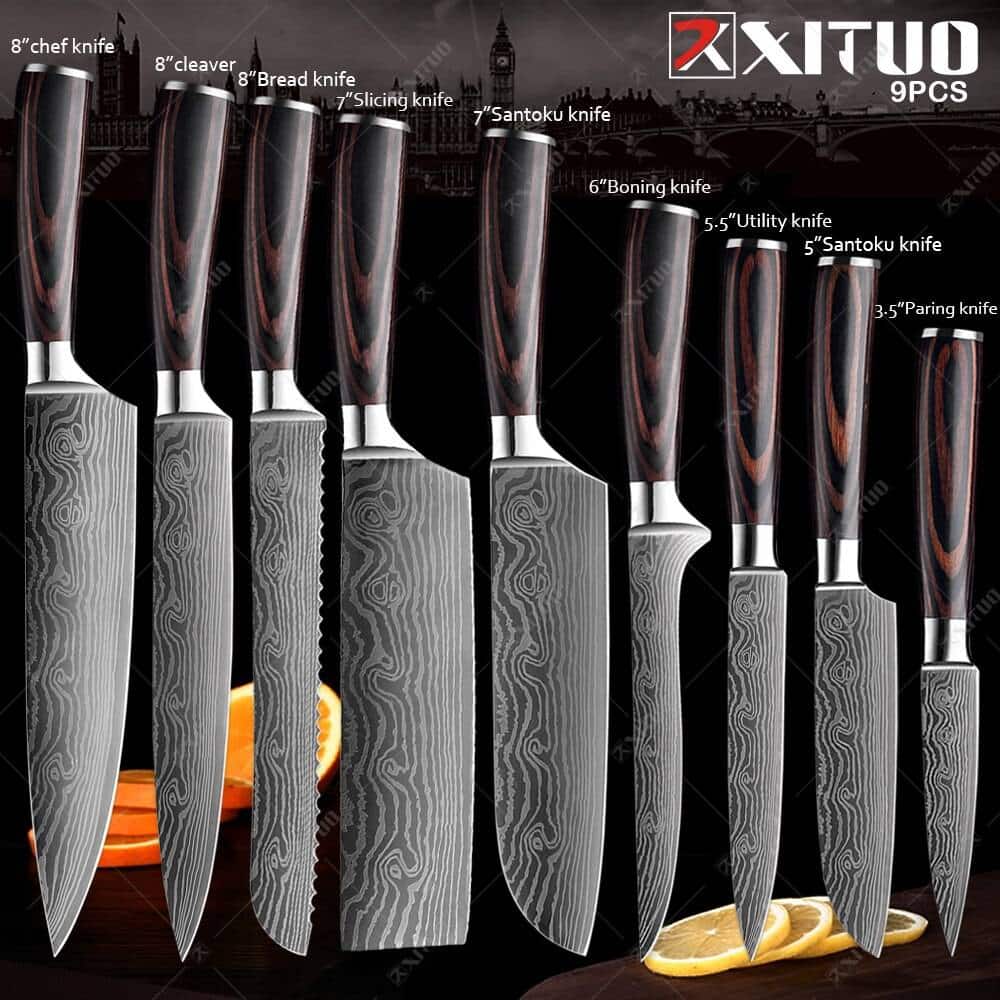 https://ineedaclean.com XITUO Japanese Kitchen Knives Damascus Steel Pattern Professional Chef Knife Santoku Cleaver Filleting Vegetable Cultery 2 Style New Arrivals Kitchen Knives cb5feb1b7314637725a2e7: 3PCS Style B|4PCS Style A|4PCS Style B|5 in santoku knife|5 Inch Santoku Knife|5 inch Utility Knife|7 In Nakiri Knife|8 In Bread Knife|8 In Slicing Knife|9PCS Style B|3.5 In Paring knife|6 In Boning knife|7 In Santoku knife|8 In Chef knife I Need A Clean https://ineedaclean.com/the-clean-store/xituo-japanese-kitchen-knives-damascus-steel-pattern-professional-chef-knife-santoku-cleaver-filleting-vegetable-cultery-2-style/