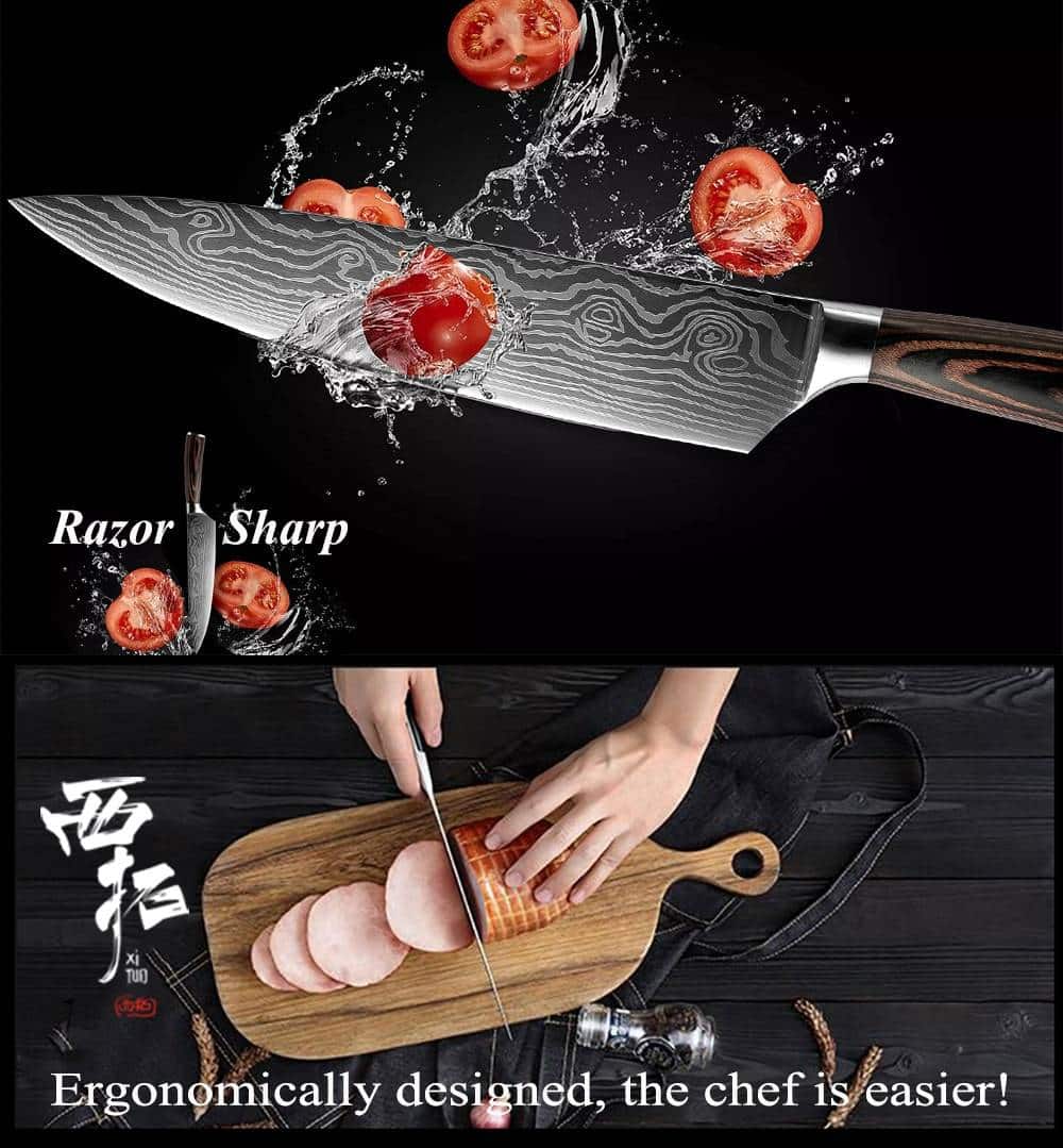 https://ineedaclean.com XITUO Japanese Kitchen Knives Damascus Steel Pattern Professional Chef Knife Santoku Cleaver Filleting Vegetable Cultery 2 Style New Arrivals Kitchen Knives cb5feb1b7314637725a2e7: 3PCS Style B|4PCS Style A|4PCS Style B|5 in santoku knife|5 Inch Santoku Knife|5 inch Utility Knife|7 In Nakiri Knife|8 In Bread Knife|8 In Slicing Knife|9PCS Style B|3.5 In Paring knife|6 In Boning knife|7 In Santoku knife|8 In Chef knife I Need A Clean https://ineedaclean.com/the-clean-store/xituo-japanese-kitchen-knives-damascus-steel-pattern-professional-chef-knife-santoku-cleaver-filleting-vegetable-cultery-2-style/