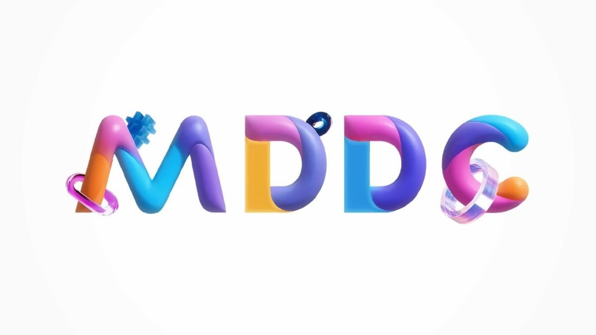 Bright colorful MediaTek's "MMDC" event logo