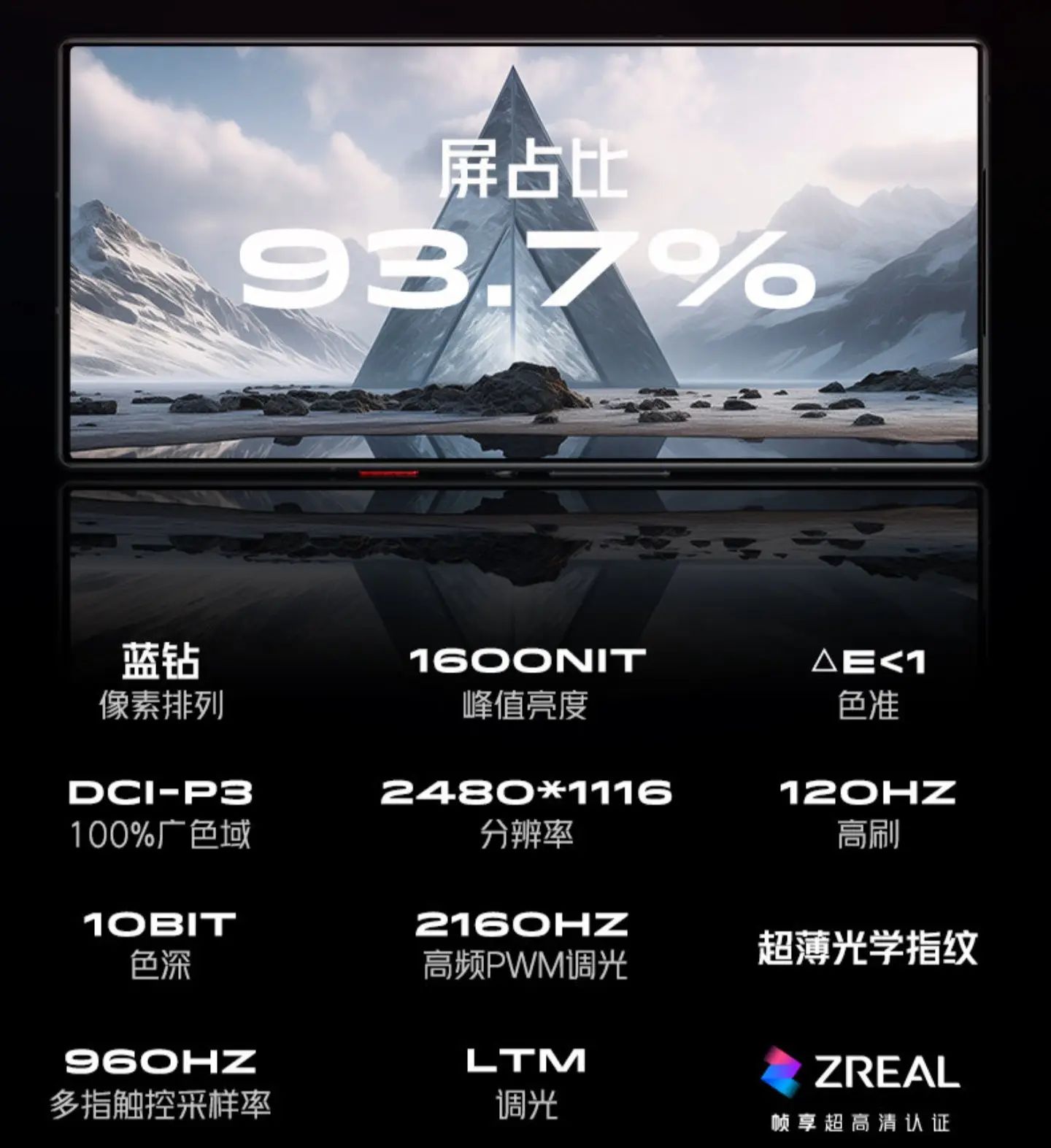 Display specifications infographic