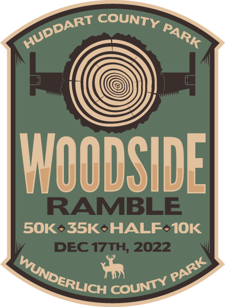 Woodside Ramble 10K, Half, 35K, and 50K on Dec. 17, 2022
