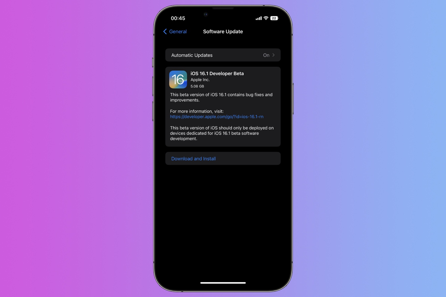 Ios 16 1 Beta 1 Seeded To Developers Following Ios 16 Release Ios Hacker