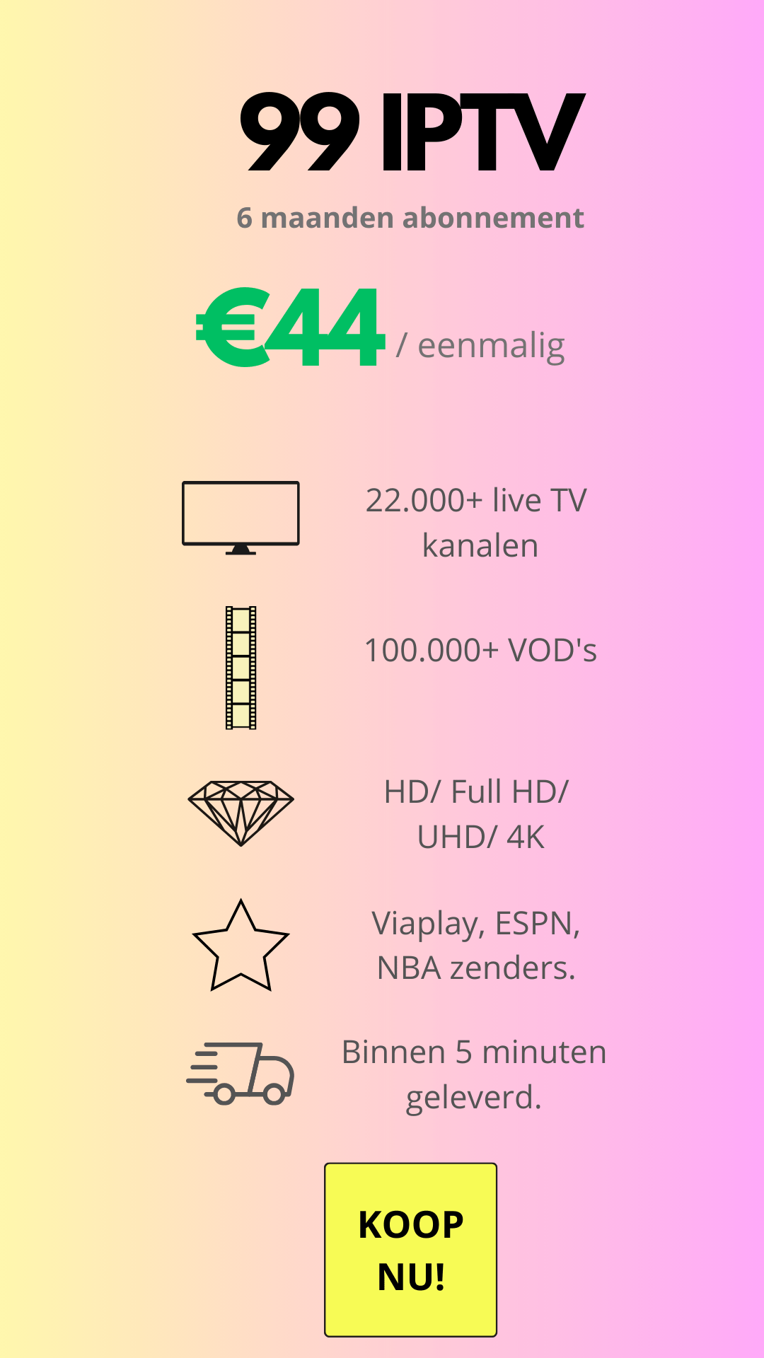 6 maanden abonnement