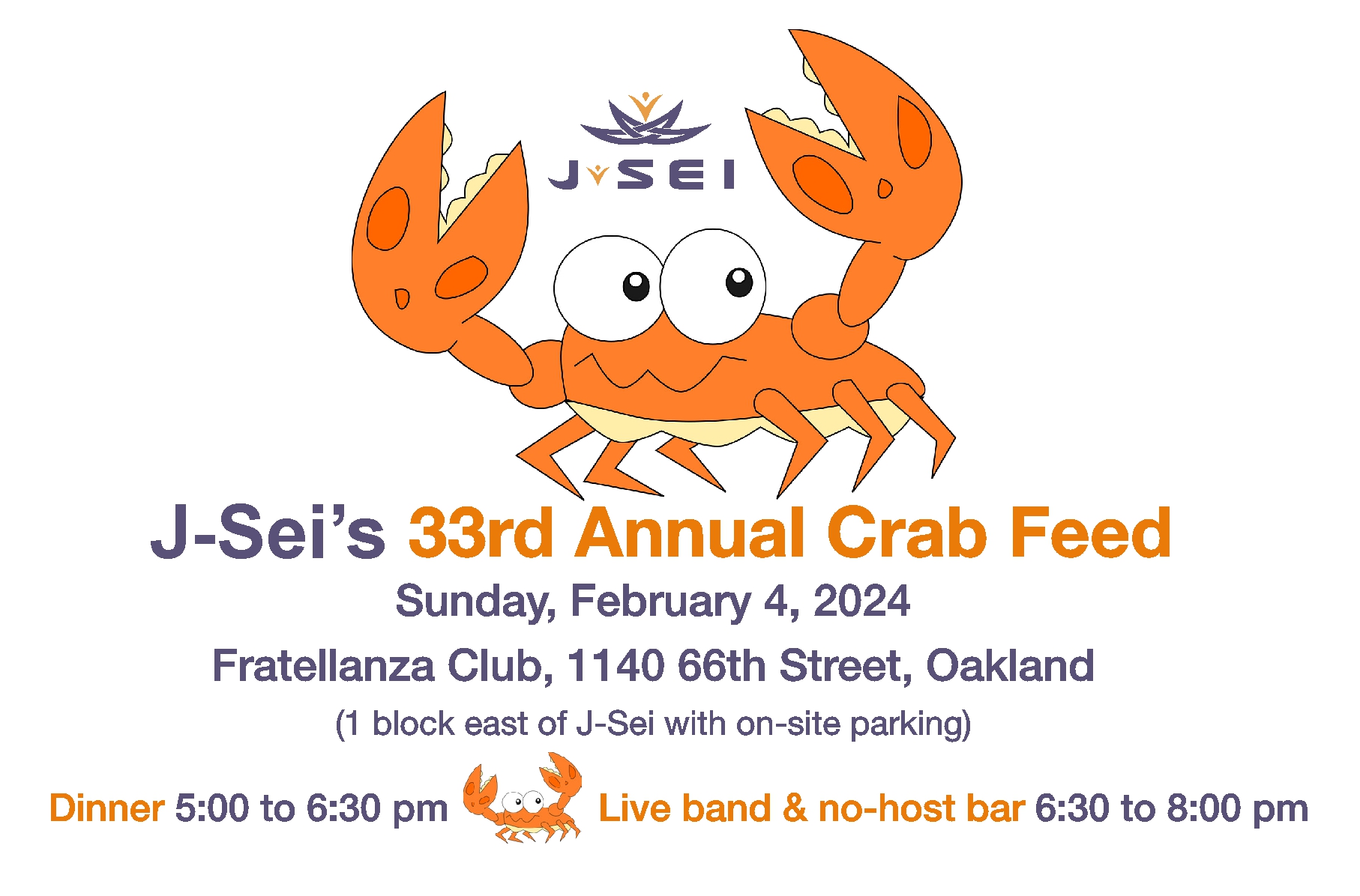 33rd Annual Crab Feed