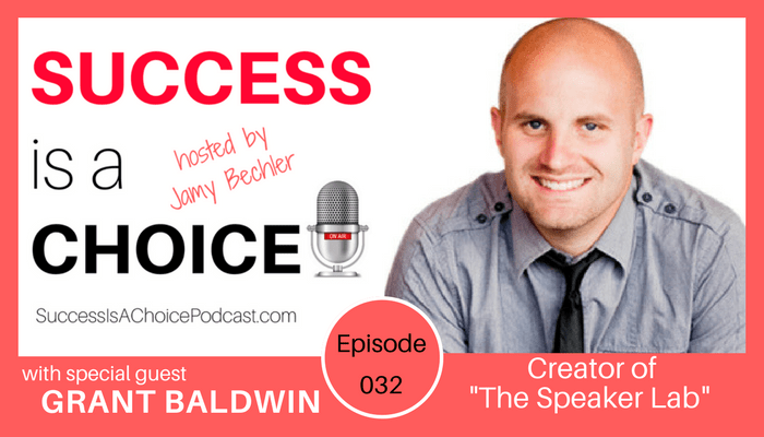 Episode 032 The Speaker Lab Creator Grant Baldwin Jamy Bechler
