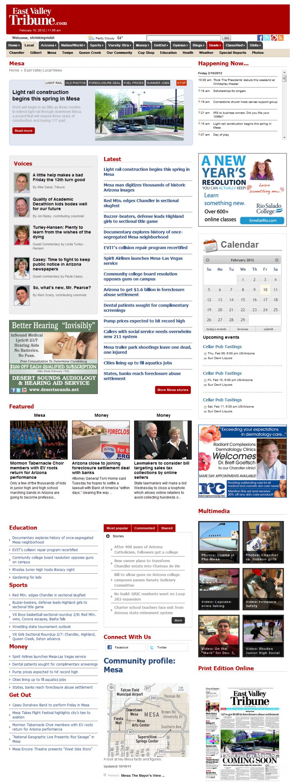 Mesa news East Valley Tribune Mesa news