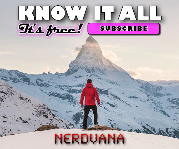 Nerdvana "Know It All" email newsletter promo campaign