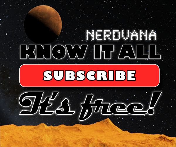 Nerdvana "Know It All" email newsletter promo campaign